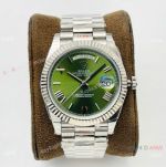 VR Factory V2 Rolex Day-date 40 mm Olive Green President Replica Watch Swiss 3255